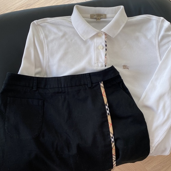 Burberry Golf Skort and Collared Top - Picture 2 of 16